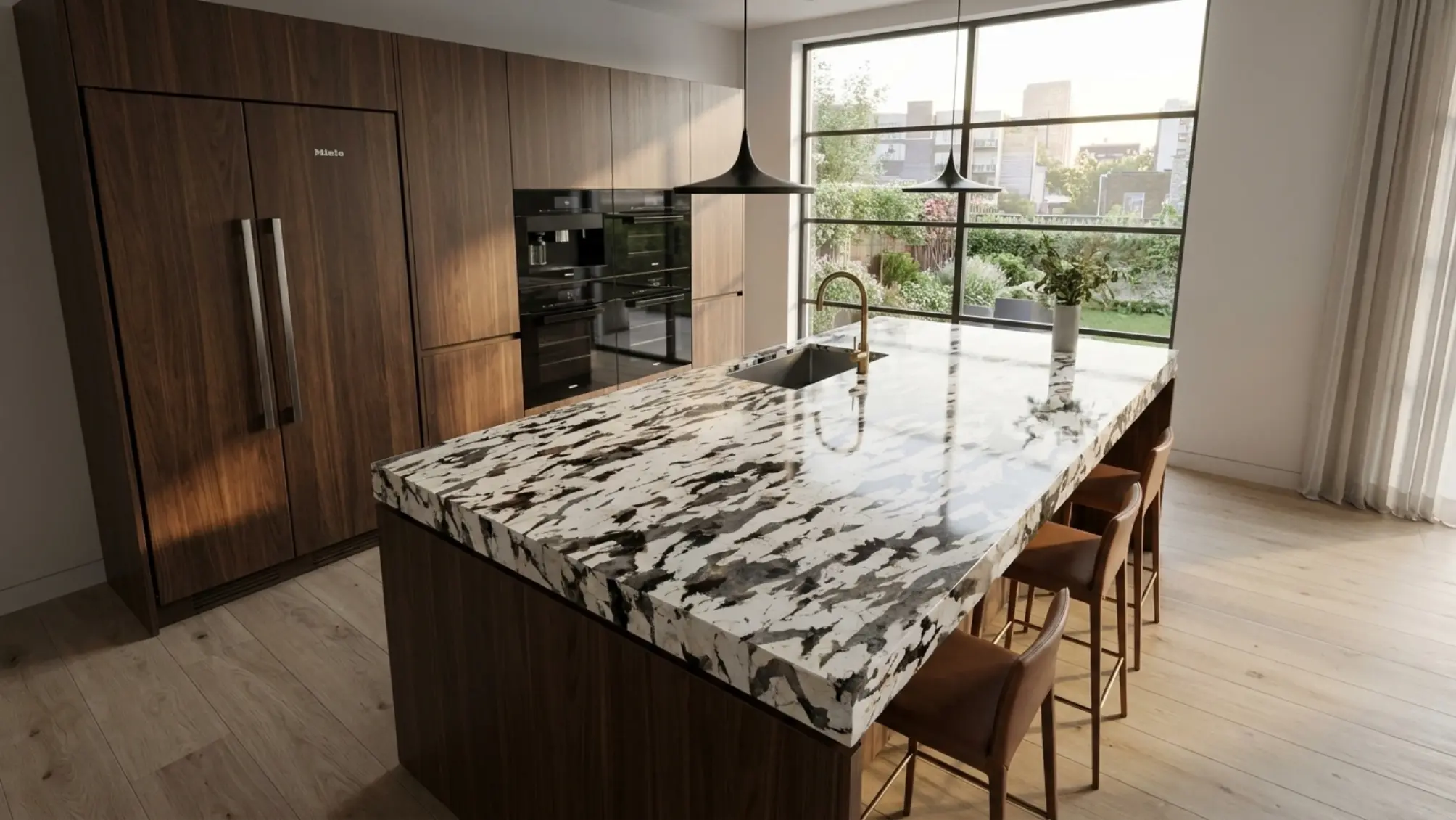 PAT-03 kitchen concept 03 using Patagonia Granite
