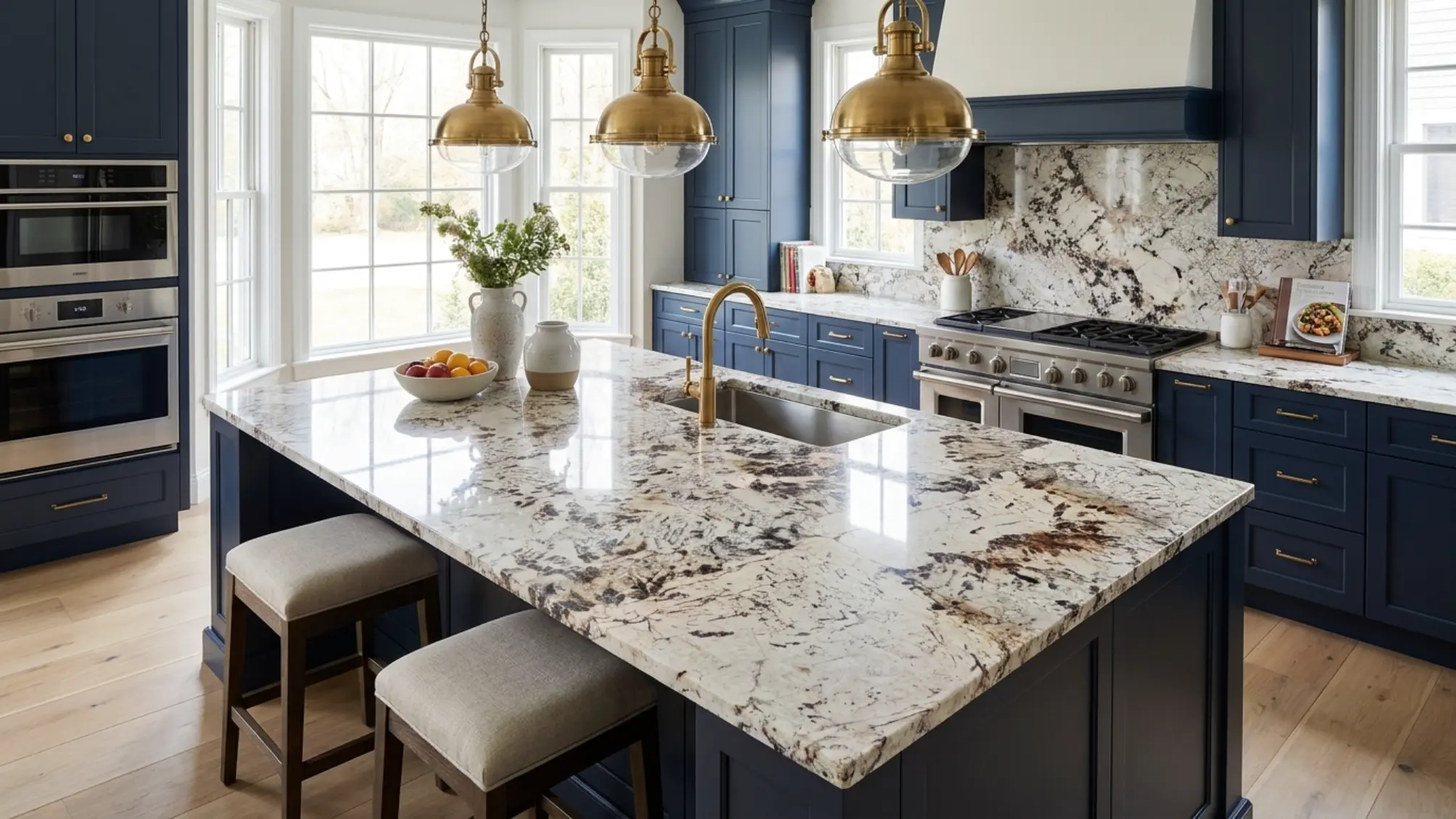 PAT-05 Patagonia Granite kitchen island application study