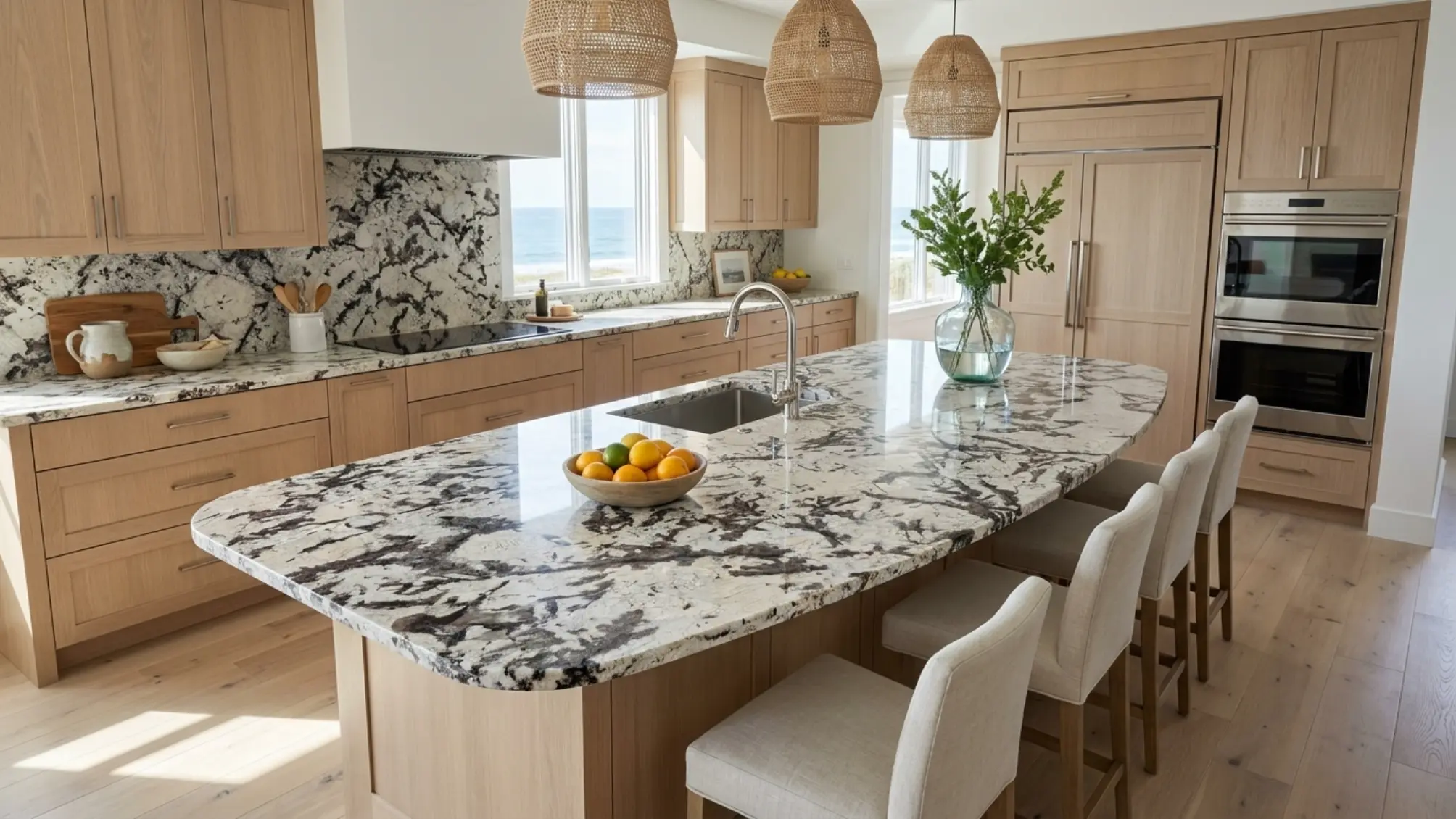 PAT-06 kitchen concept 03 using Patagonia Granite