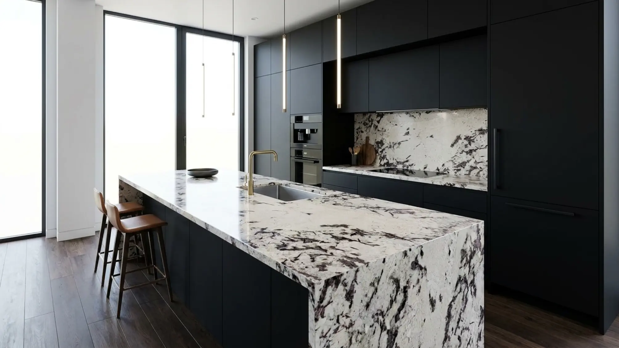 PAT-08 kitchen concept 03 using Patagonia Granite