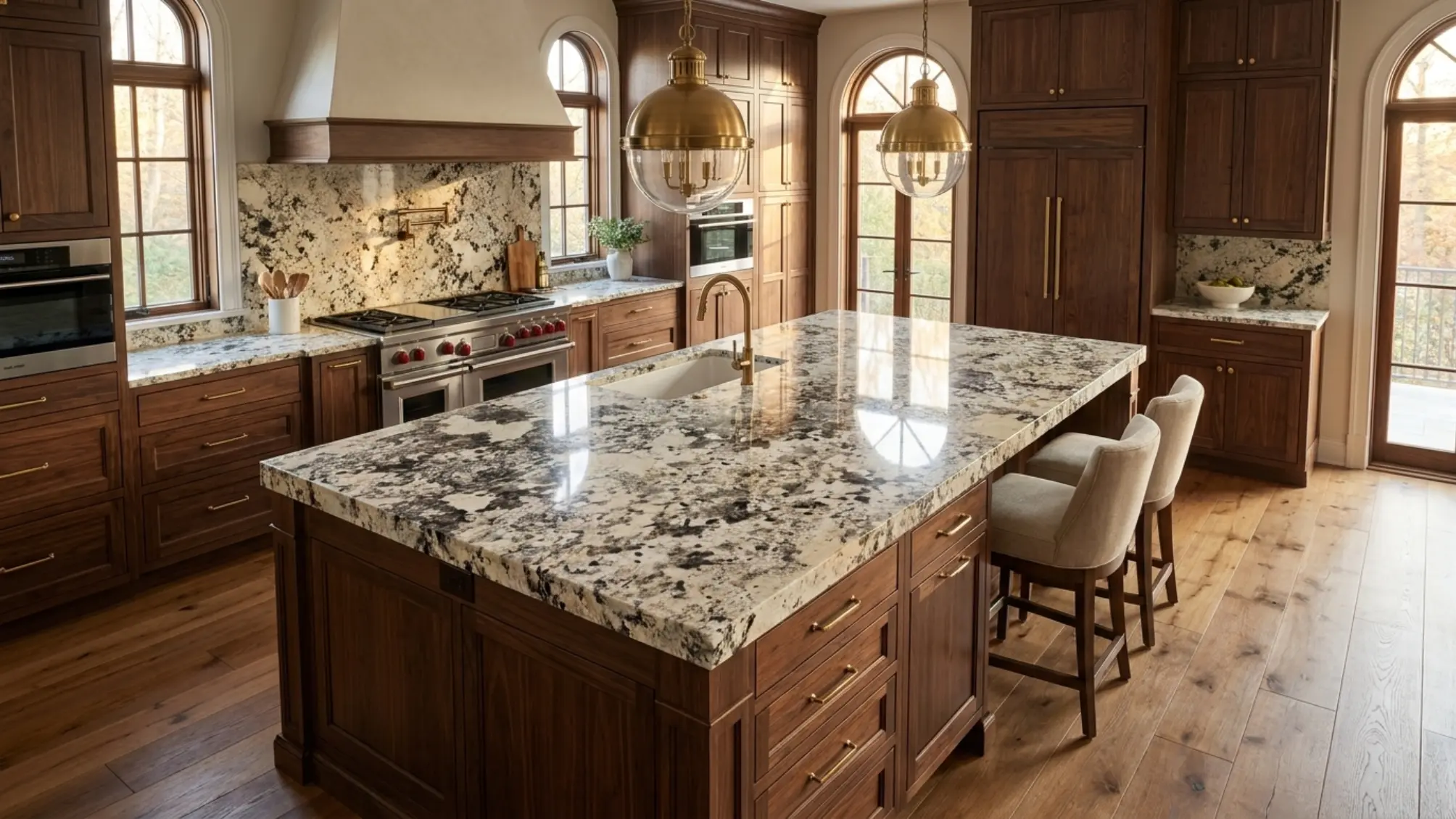 PAT-11 kitchen concept 03 using Patagonia Granite