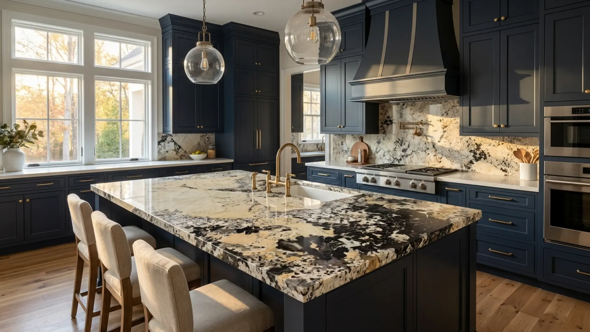 PAT-13 Patagonia Granite kitchen island application study